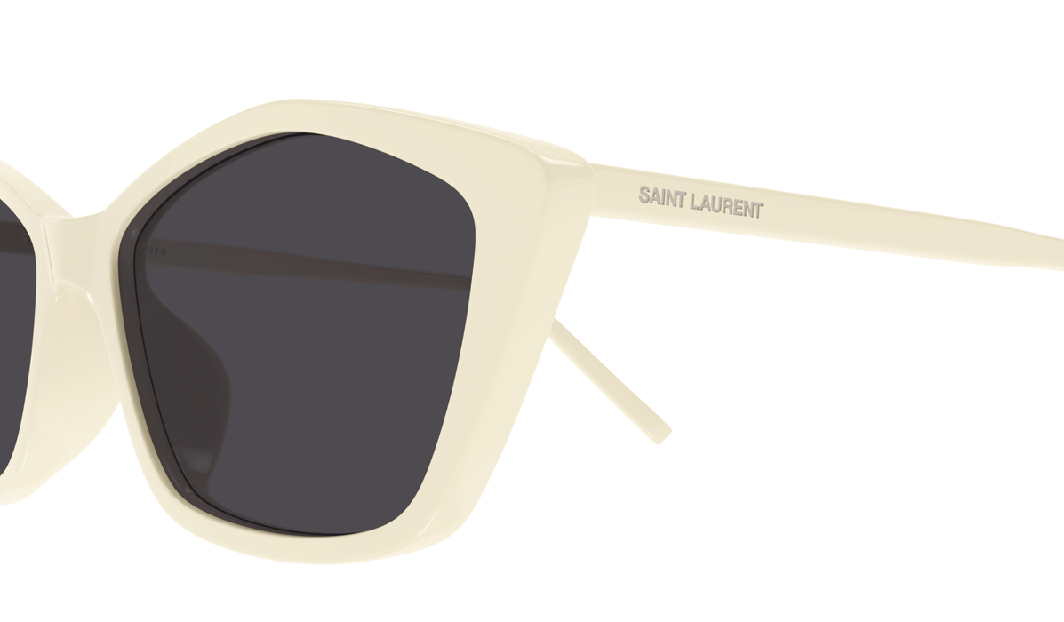 Saint Laurent SL 775-005 Modern Muse: Ivory Cat-Eye Sunglasses with Bold