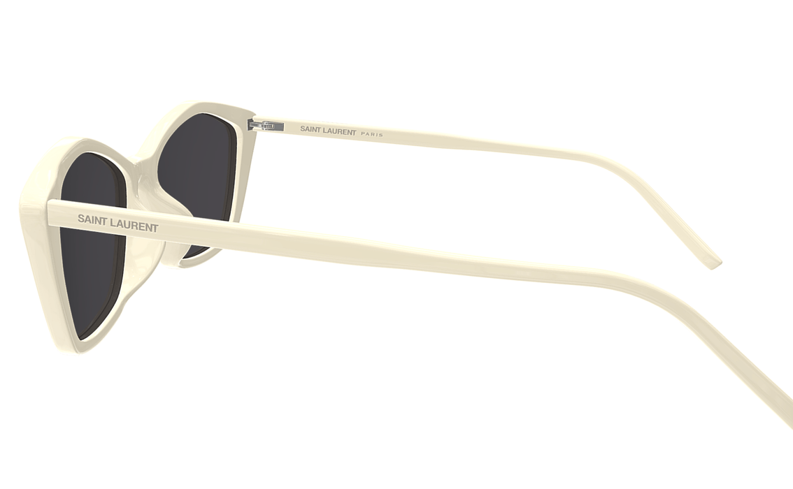 Saint Laurent SL 775-005 Modern Muse: Ivory Cat-Eye Sunglasses with Bold