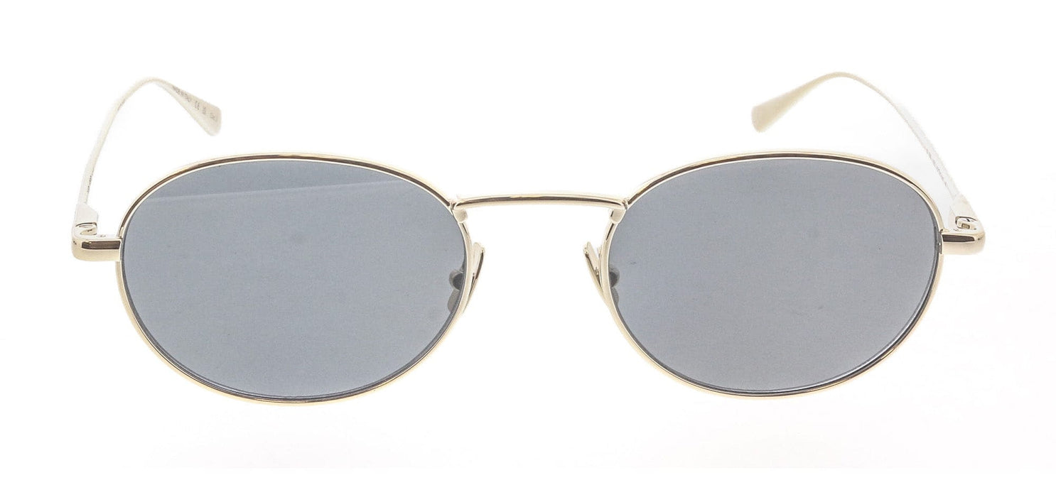 Saint Laurent SL 799-003 Golden Statement: Round Metal Sunglasses with Sleek