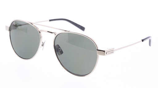 Saint Laurent SL 708 002 Mens Sunglasses Silver Metal Frame with Grey Lenses