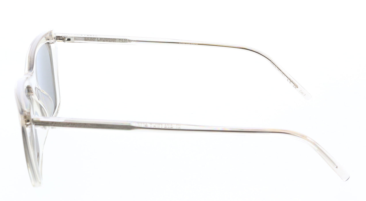 Saint Laurent SL 737 MICA THIN-004 Transparent Cat-Eye Sunglasses with Smoky