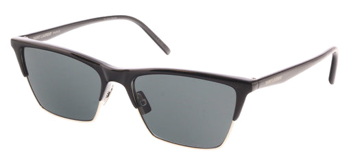 Saint Laurent SL 767 002 Shiny Black Cat-Eye Sunglasses