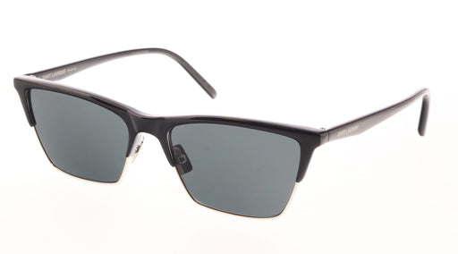 Saint Laurent SL 767 002 Shiny Black Cat-Eye Sunglasses