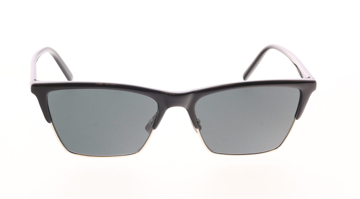 Saint Laurent SL 767 002 Shiny Black Cat-Eye Sunglasses