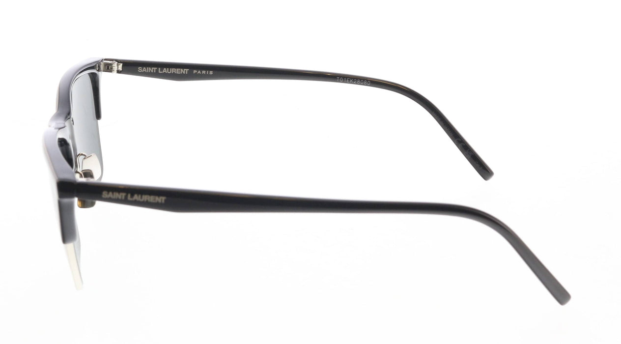 Saint Laurent SL 767 002 Shiny Black Cat-Eye Sunglasses