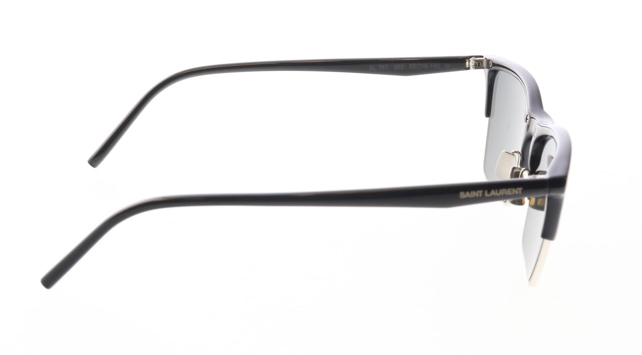 Saint Laurent SL 767 002 Shiny Black Cat-Eye Sunglasses