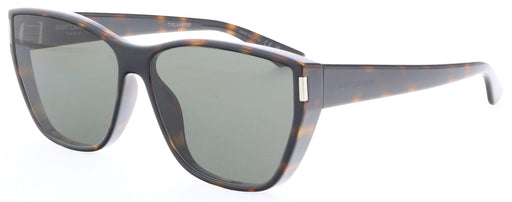 Saint Laurent SL 758 002 Havana Cat-Eye Sunglasses