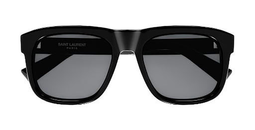 Saint Laurent SL 558-010 Oversized Black Square Sunglasses