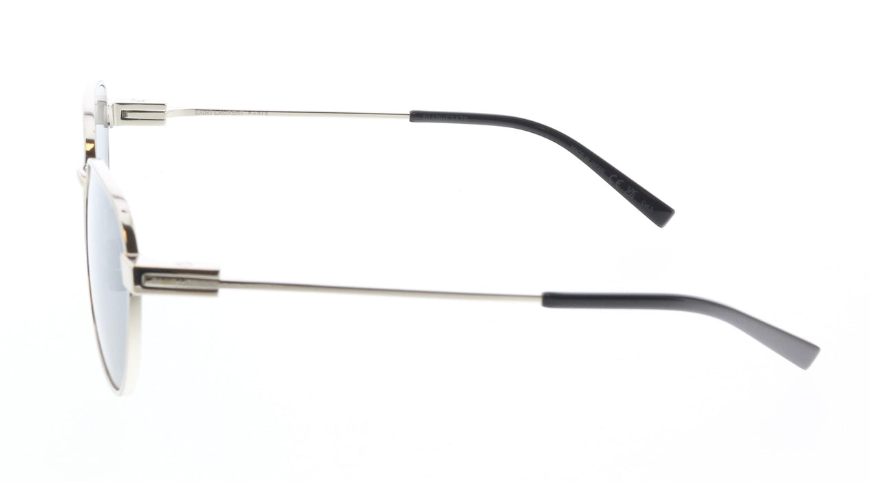 Saint Laurent SL 772-003 Silver Metal Aviator Sunglasses