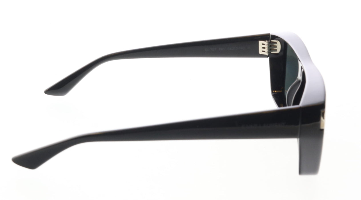 Saint Laurent SL 757-001 Black Rectangular Sunglasses