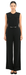 Emporio Armani Black Sleeveless Belted Jogger-Leg Jumpsuit-IT40