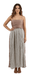 Emporio Armani Two-Tone Crinkled Silk Maxi Dress in Rose and Dove Grey-IT42