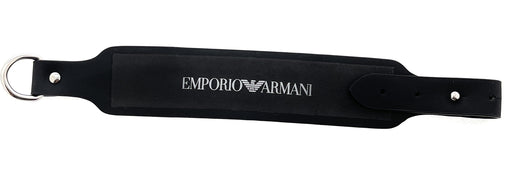 Emporio Armani Black Rubber Fashion Ankle Strap