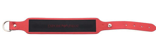 Emporio Armani Red Rubber Fashion Ankle Strap