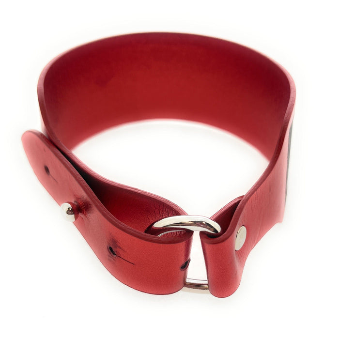 Emporio Armani Red Rubber Fashion Ankle Strap