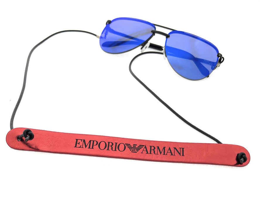 Emporio Armani Red Rubber Eyewear Strap