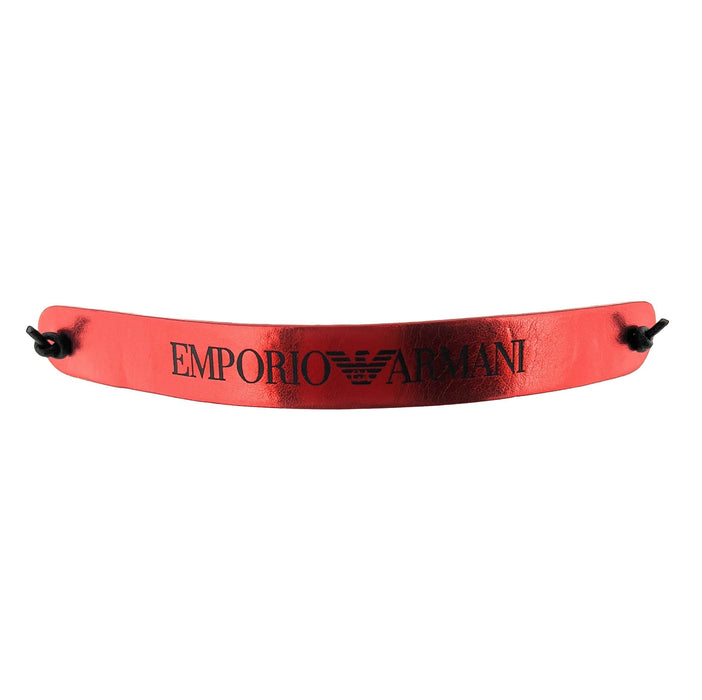 Emporio Armani Red Rubber Eyewear Strap