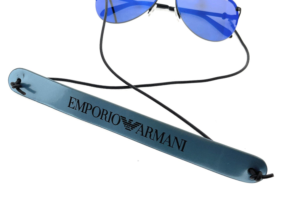 Emporio Armani Blue Rubber Eyewear Strap