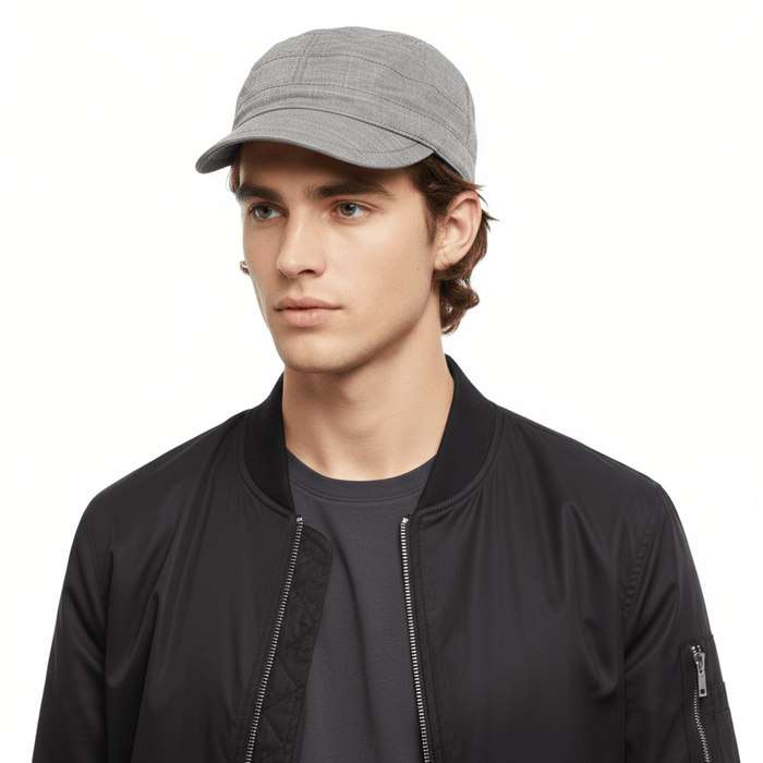 Dolce & Gabbana  Light Grey Fine Light Cotton Flat Cap-60