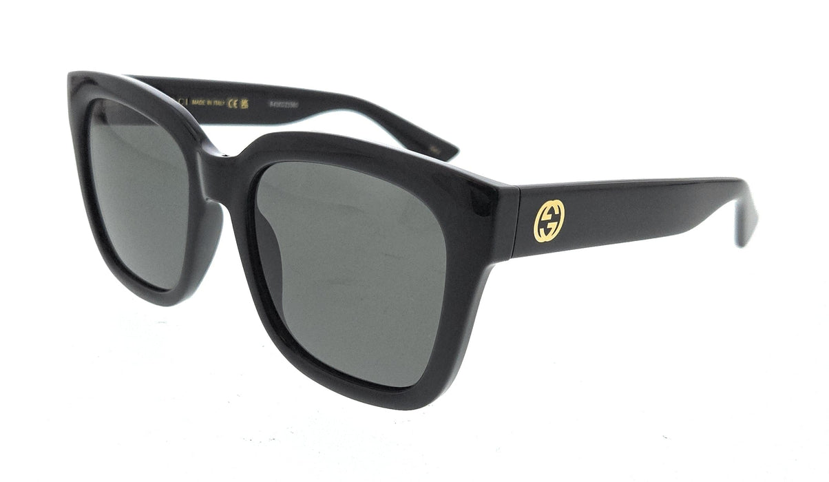 Gucci GG1338S-001 Black Smoke Square Sunglasses