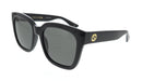 Gucci GG1338S-001 Black Smoke Square Sunglasses