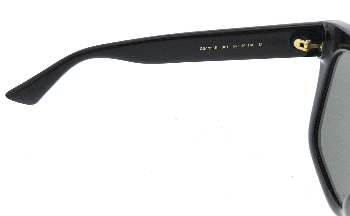 Gucci GG1338S-001 Black Smoke Square Sunglasses