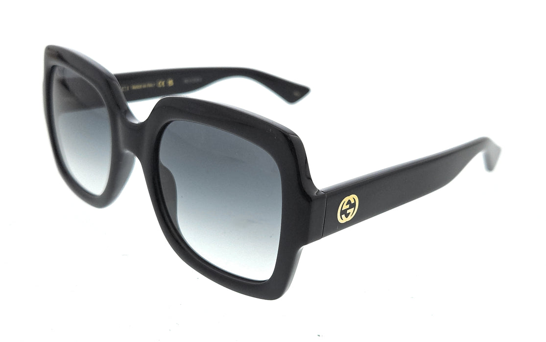 Gucci GG1337S-001 Black Grey Square Sunglasses