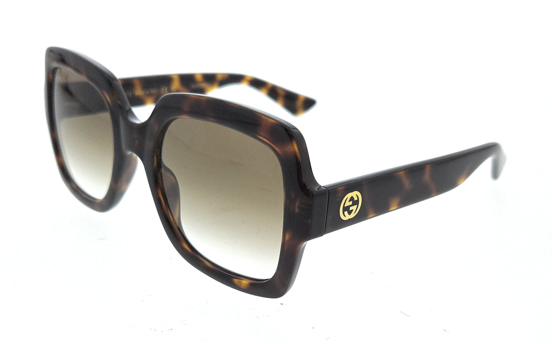 Gucci GG1337S-003 Havana Brown Square Sunglasses