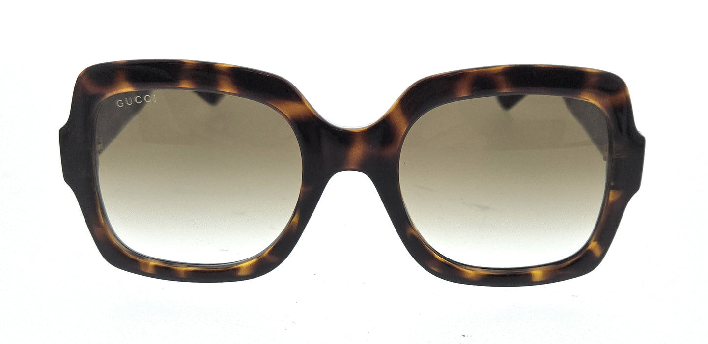 Gucci GG1337S-003 Havana Brown Square Sunglasses
