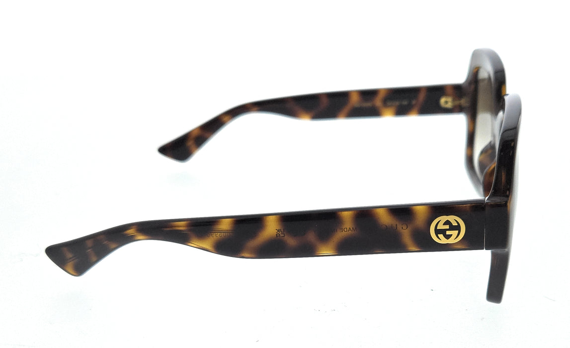 Gucci GG1337S-003 Havana Brown Square Sunglasses