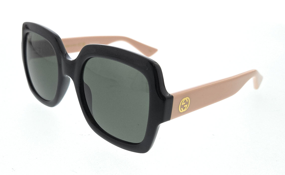 Gucci GG1337S-008 Black/Pink Grey Square Sunglasses