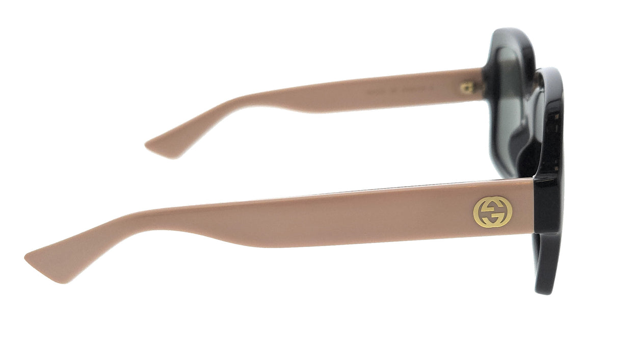 Gucci GG1337S-008 Black/Pink Grey Square Sunglasses