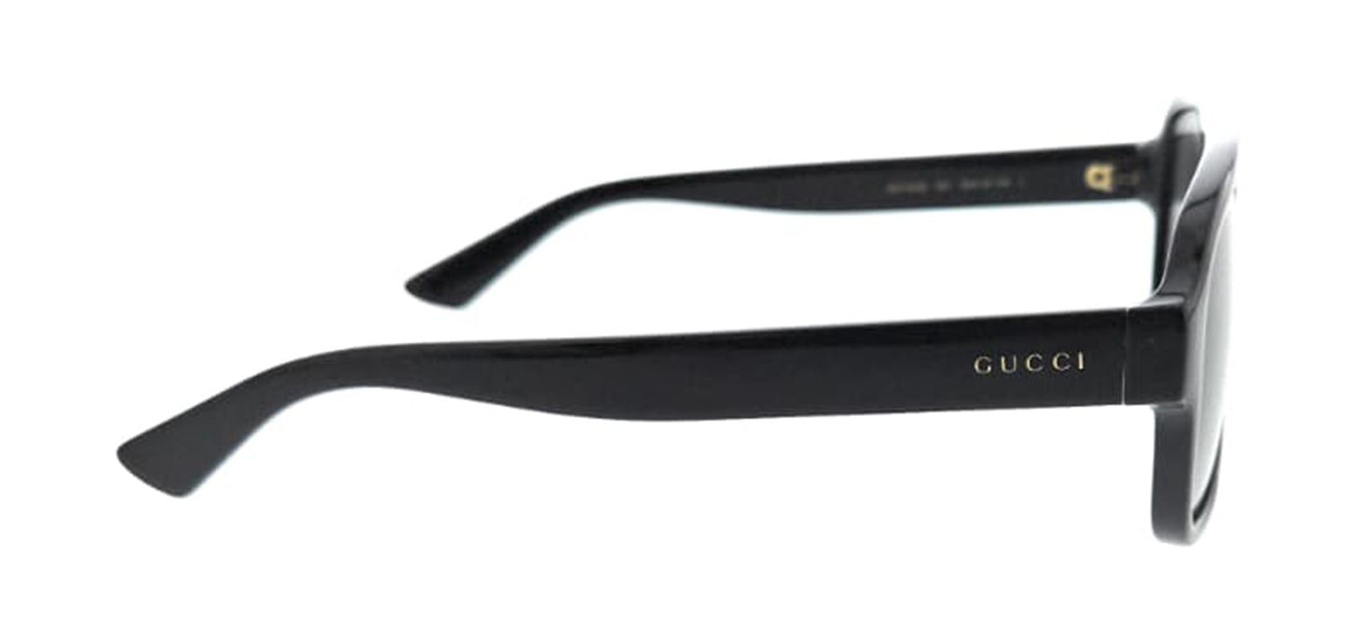 Gucci GG1342S-001 Black Smoke Pilot Sunglasses