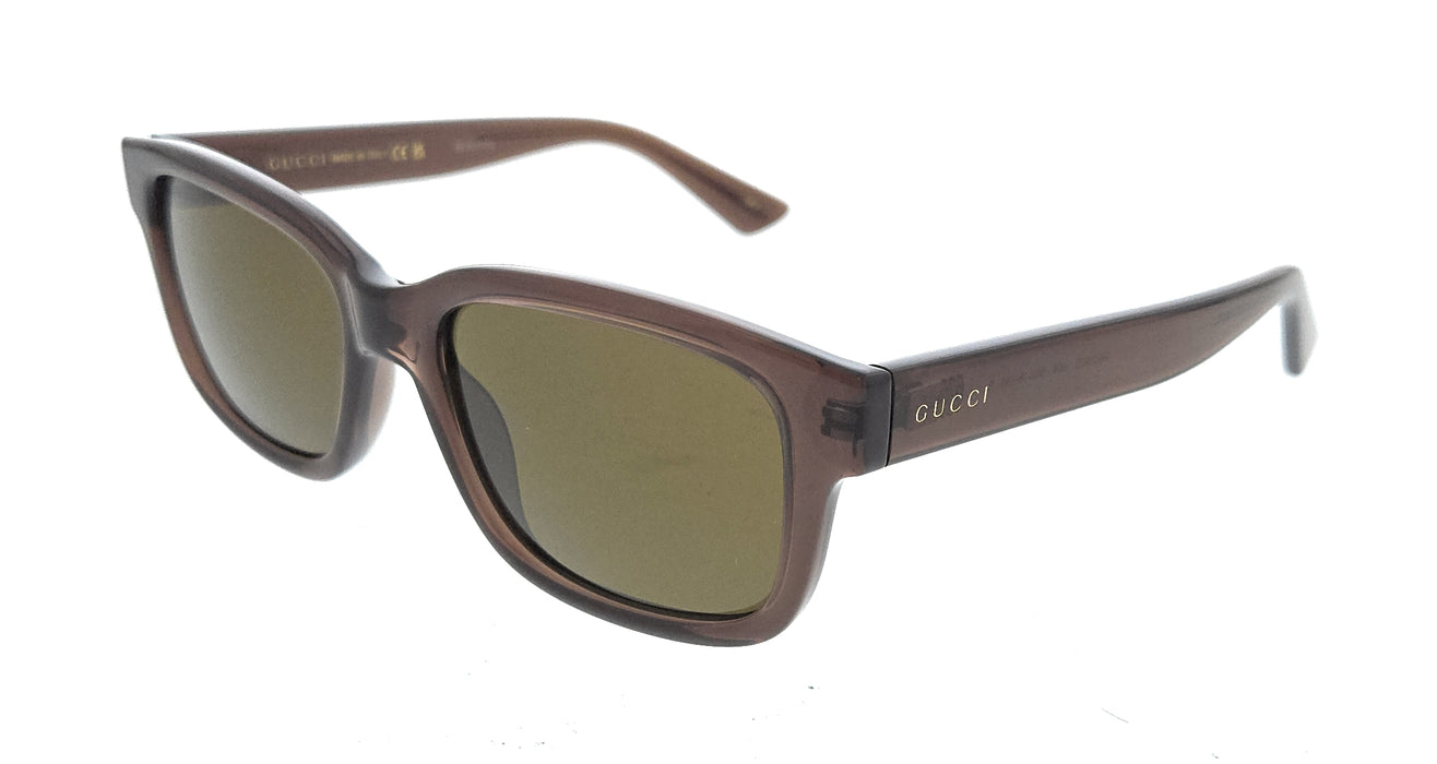 Gucci GG1583S-004 Brown Brown Rectangular Sunglasses