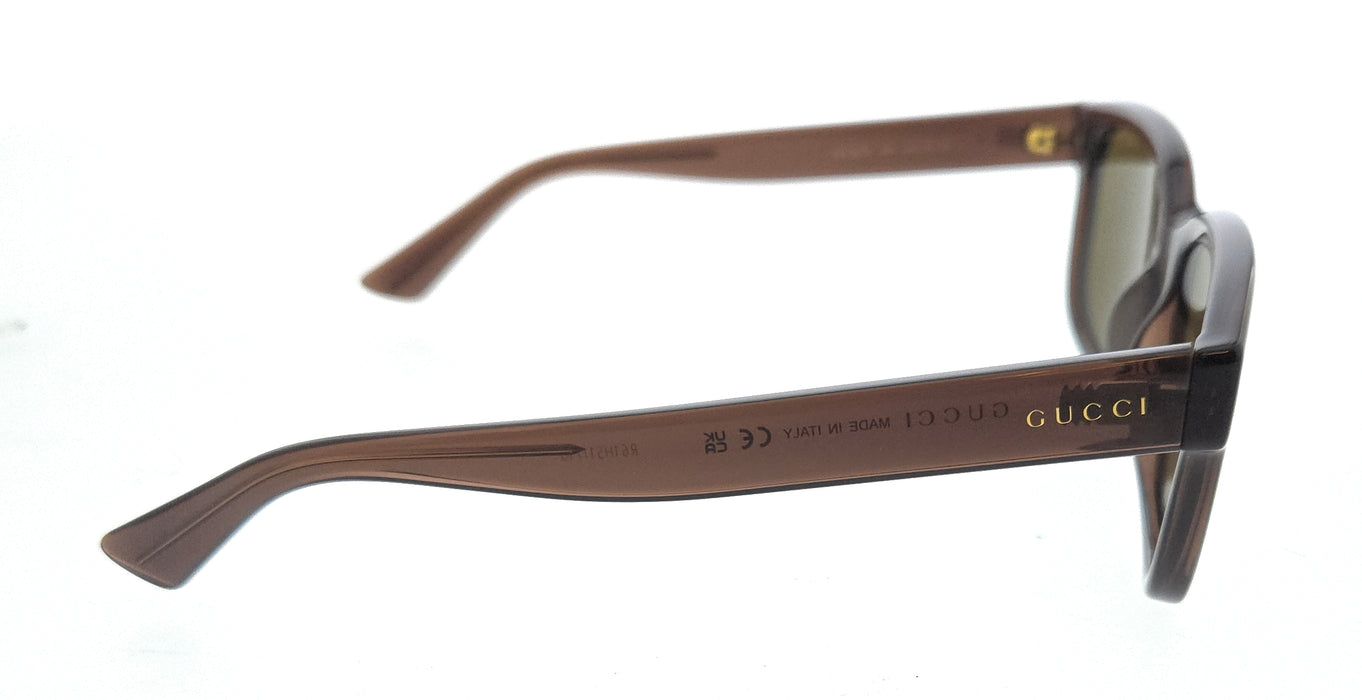 Gucci GG1583S-004 Brown Brown Rectangular Sunglasses