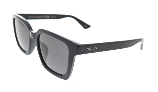 Gucci GG1582SK-001 Black Grey Rectangular Sunglasses