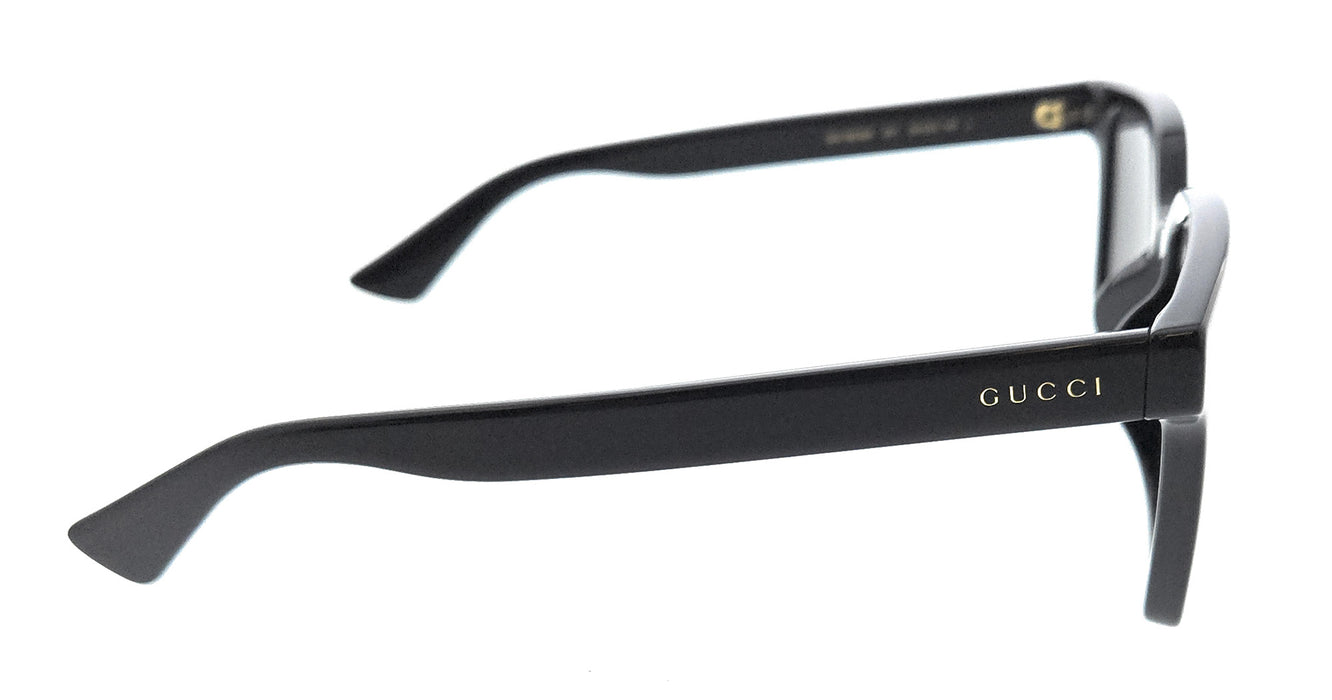 Gucci GG1582SK-001 Black Grey Rectangular Sunglasses