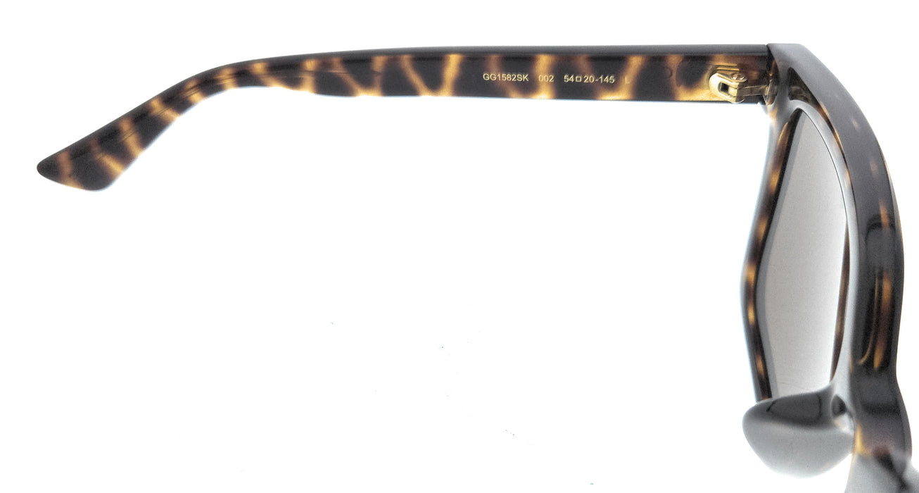 Gucci GG1582SK-002 Havana Brown Rectangular Sunglasses