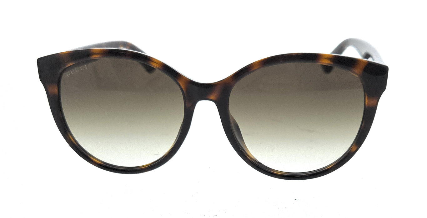 Gucci GG0636SK-002 Havana Brown Round Sunglasses