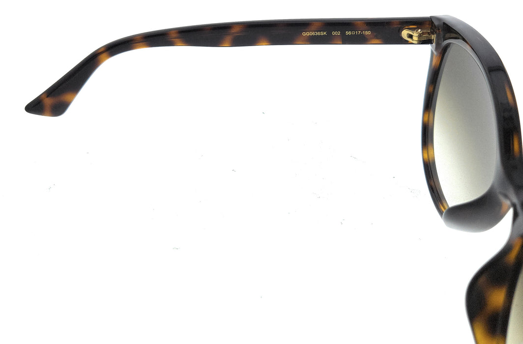 Gucci GG0636SK-002 Havana Brown Round Sunglasses