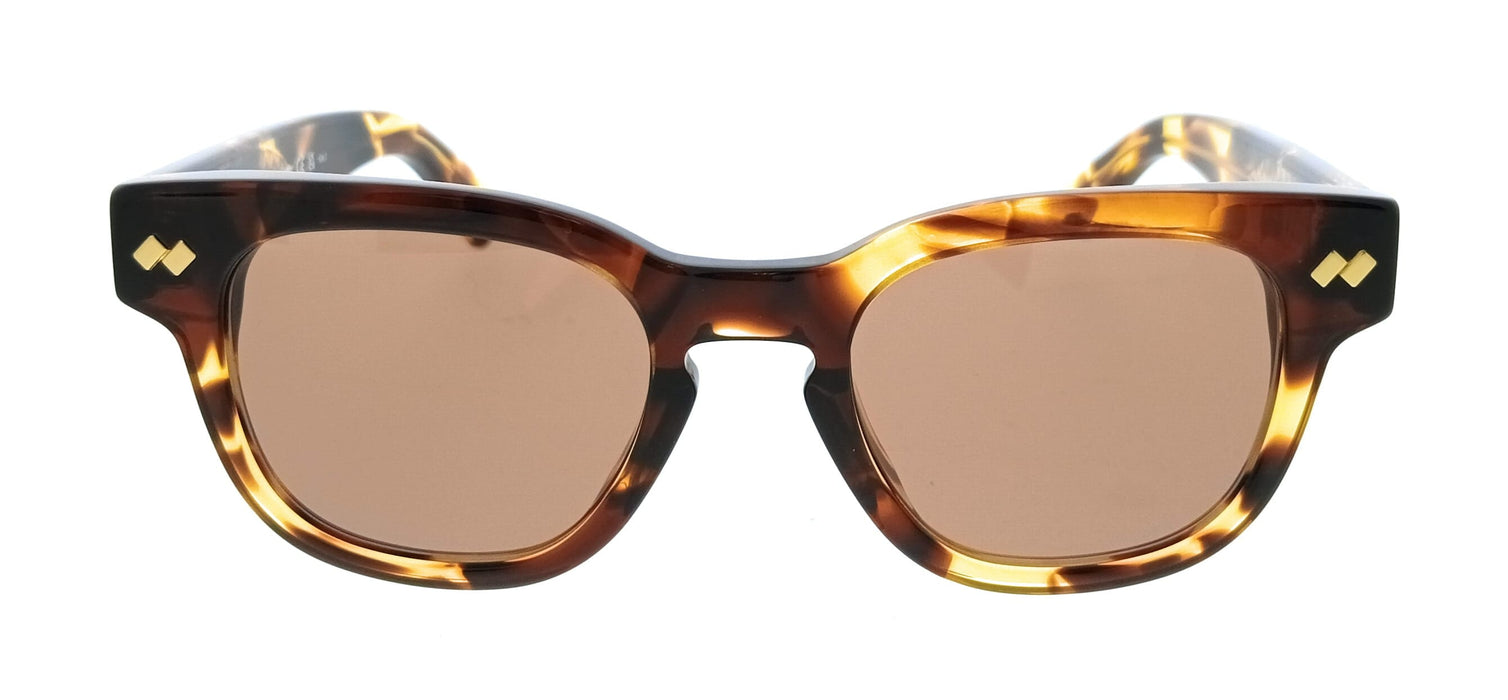 Bottega Veneta BV1441S-002 Square Brown Retro  Unisex Sunglasses