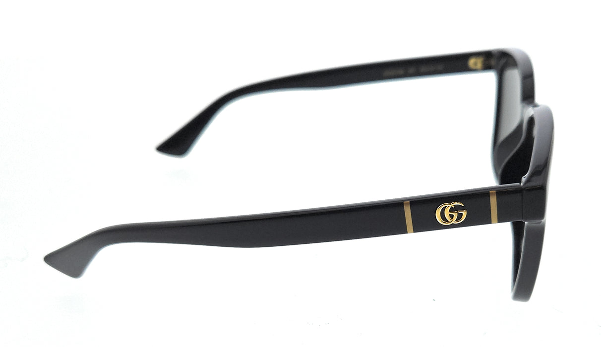Gucci GG0637SK-001 Black Grey Square Sunglasses