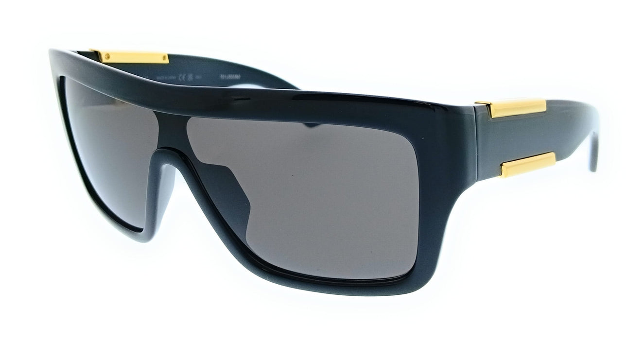 Bottega Veneta BV1451S-001 Square Black Oversized Unisex Sunglasses