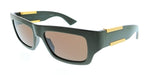 Bottega Veneta BV1452S-003 Rectangle Green Oversized Unisex Sunglasses