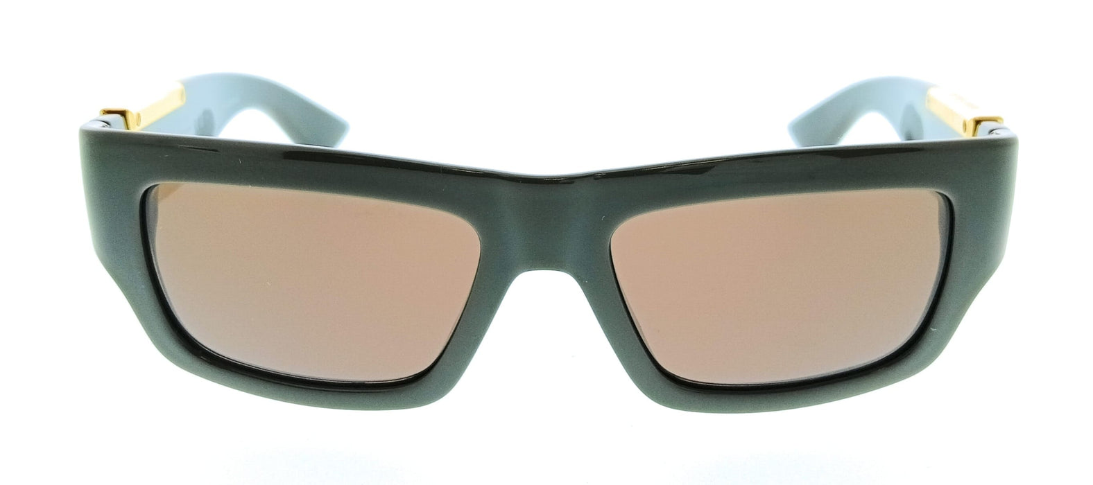 Bottega Veneta BV1452S-003 Rectangle Green Oversized Unisex Sunglasses