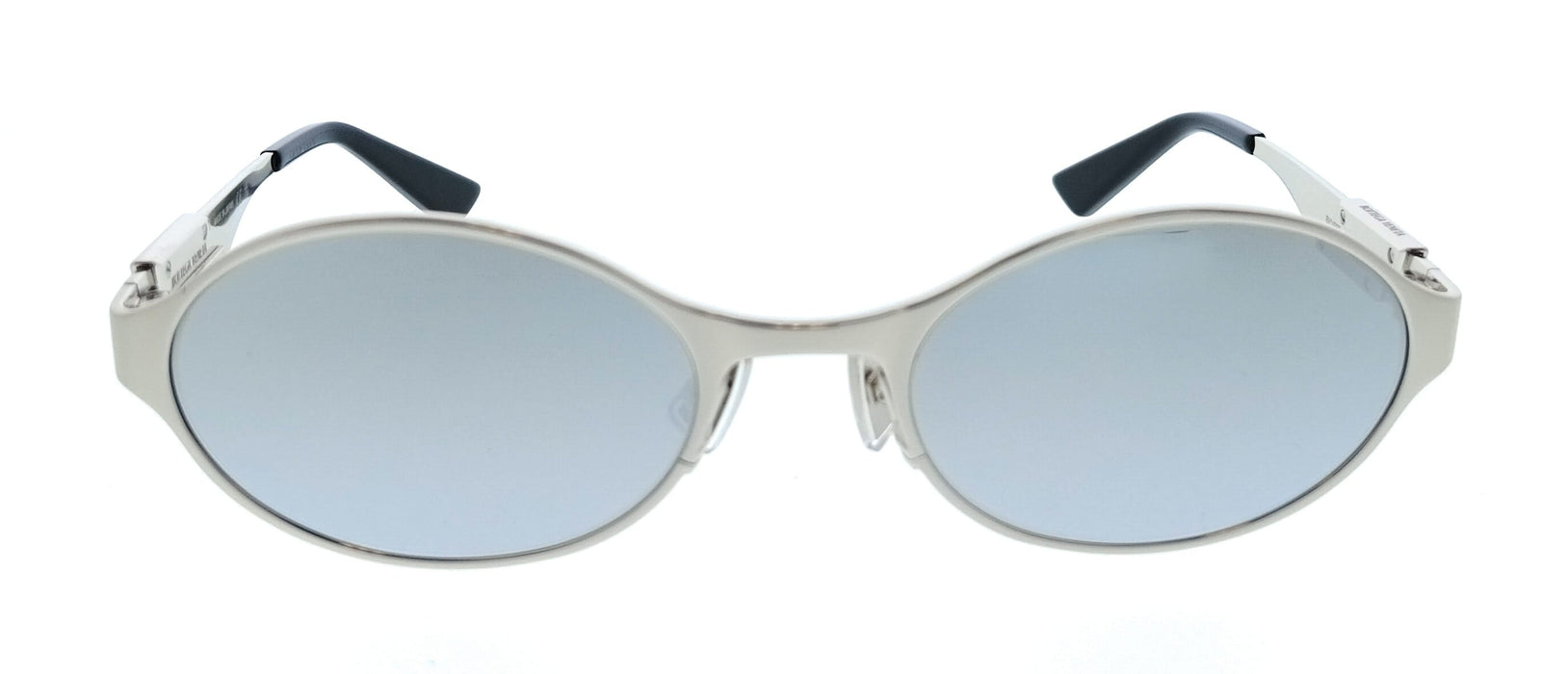 Bottega Veneta BV1456S-003 Oval Silver Rimless Unisex Sunglasses