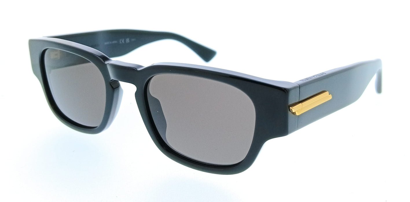 Bottega Veneta BV1460S-001 Black Square Oversized Mens Sunglasses