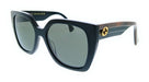 Gucci GG1300S-001 Black Oversized Cat Eye Womens Sunglasses