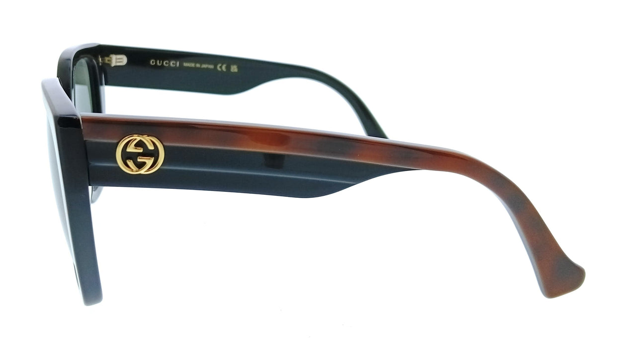 Gucci GG1300S-001 Black Oversized Cat Eye Womens Sunglasses