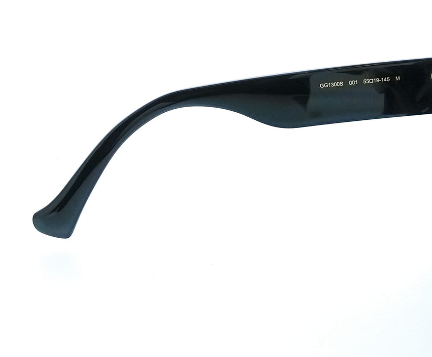 Gucci GG1300S-001 Black Oversized Cat Eye Womens Sunglasses